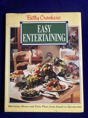 Betty Crocker’s Easy Entertaining. 1992 FIRST EDITION.