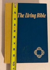 The Living Bible Holman Illustrated Edition -Paraphrased 1973 Tyndale Color pics