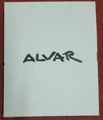 Sunol Alvar Deluxe Book 1993 Signed Lithograph Book Cover & dedicated by Alvar