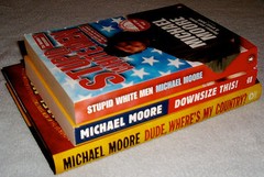 Lot of 3 Books by Michael Moore~Dude, Where’s My Country~Downsize This~Stupid