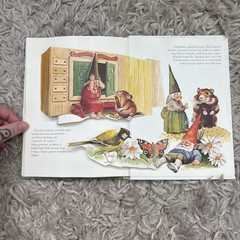 The Pop-Up Book Of Gnomes With Animals, 1983 Illustrated 1st Ed. Abrams Uniebock