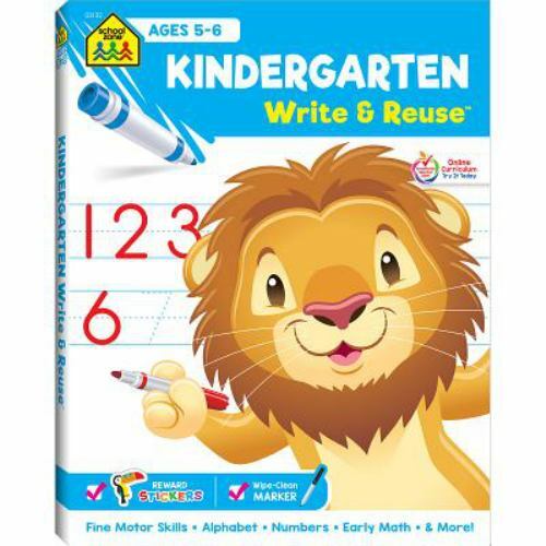 School Zone – Kindergarten Write & Reuse Wor- School Zone, 1681472821, paperback