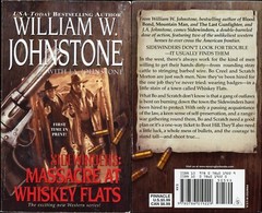 Sidewinders Western Action Adventure Lot of 3 Paperback by William W Johnstone