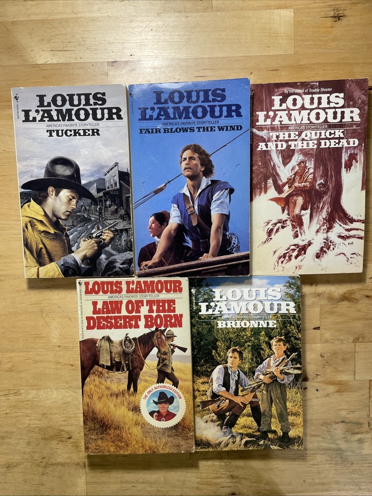 Louis L’amour Paperback 5 Pack – Titles and batch SKU in description. As shown.