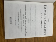 Strong’s Exhaustive Concordance Of The Bible Hebrew Chaldee Greek Dictionaries