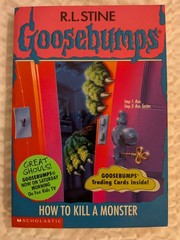 Goosebumps #46 How To Kill a Monster With Bookmark & Cards 1st print 1996