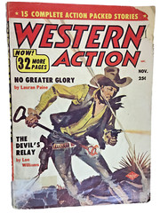 Western Action 15 Complete Action Packed Stories Nov 1955 Paperback