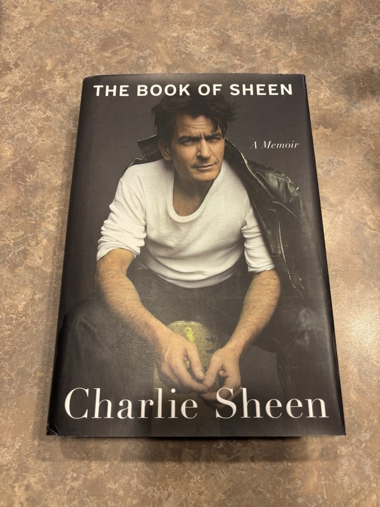 CHARLIE SHEEN THE BOOK OF SHEEN SIGNED AUTOGRAPHED HARDCOVER 1ST EDITION #4