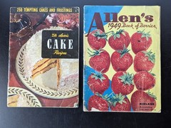Lot of 10 Cookbook Pamphlets Vintage 1930s – 1960s * Culinary Arts Mystery Chef