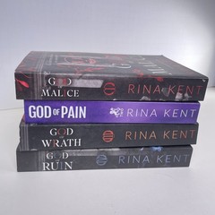 Legacy of Gods Series by Rina Kent Set Lot of 4 Dark Romance PB Books Collection