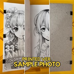 Model Portrait Coloring Book Pages for adults kids, coloring pages Stress Relief