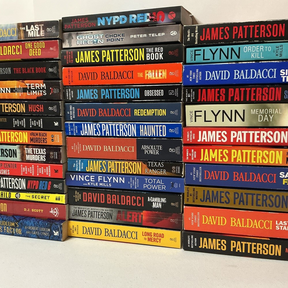 Lot of 5 Mystery Large Trade Paperback Books Suspense Thriller Crime Murder MIX