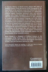 A Concise History of Brazil by Boris Fausto, Cambridge Concise Histories