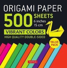 Origami Paper 500 sheets Vibrant Colors 6″ (15 cm)