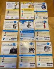 Set of 12 Paperback Books: My First Reading, Step Into Reading, I Can Read