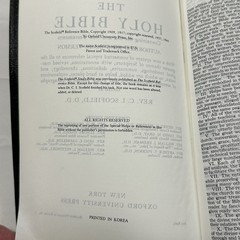 Scofield Holy Bible Red Letter Concordance Study System KJV Oxford 291RL Black