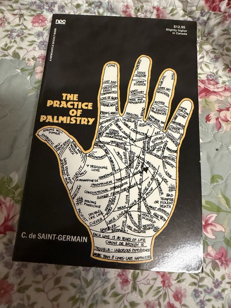 Practice of Palmistry by Comte C. De Saint-Germain (1973, Trade Paperback)