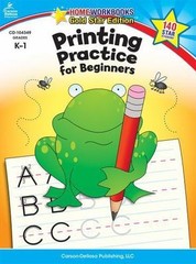 Carson Dellosa Printing Practice for Beginners – 1604187808, Compiler, paperback
