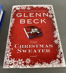 Glenn Beck Christmas Sweater & The Snow Angel Lot of 2 Christmas Books Hardcover