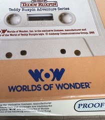 Teddy Ruxpin Adventure Series Teddy And The Mud lips Book Cassette Tape Vintage