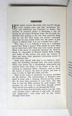 The Power of Prayer – Fred R. Brock Jr., 1975 sc, Regular Baptist Press