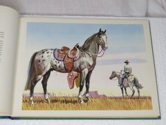 Horse Lithographs Prints Around the World with Horses Book Sam Savitt 1962 HC