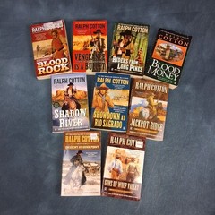 Ralph Cotton Western Lot 9 PB Books Mixed Titles Action Western Set
