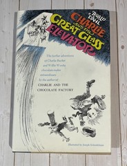 Charlie And The Great Glass Elevator By Roald Dahl – 1972 HCDJ Fifth Printing