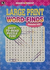 5 New Large Print Word-Finds Puzzle Books Kappa Games Vol #427-452~ Search,Hunt