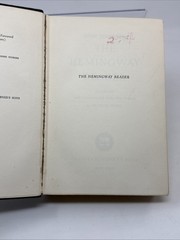 The Hemingway Reader by Charles Poore 1953 Charles Scribner’s Sons HC no DJ