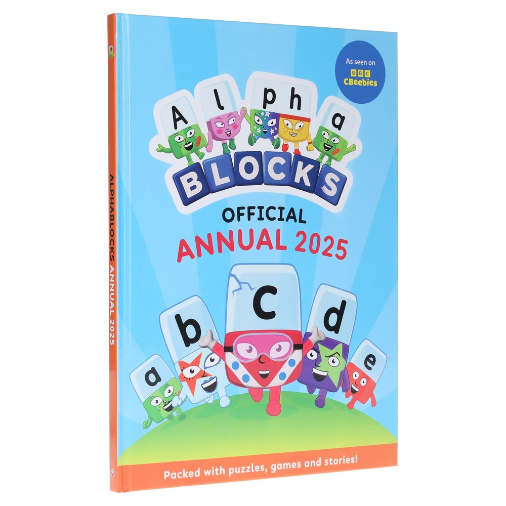 Alphablocks Annual 2025: By Sweet Cherry Publishing – Ages 3-5 – Hardback