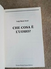 La Fede Si Fa Opera & Che Cosa E L’Uomo 2 Paperbacks by Luigi Maria Verze’-