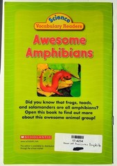 Science Vocabulary Readers (VG Condition, 16-24 pages, Pbk, Scholastic)