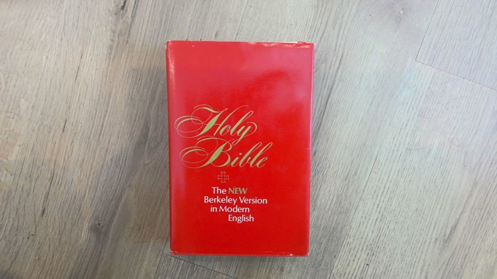 The Holy Bible New Berkely Version Modern English Revised Ed HC DJ Book 1969