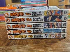 Naruto Vol. 1 2 3 4 5 1-5 English Manga VIZ Media Masashi Kishimoto Shonen Jump