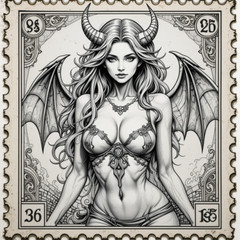Adult Coloring Pages Antique Stamp Girls 500+ Printable Pages