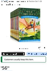 1-28 Magic Tree House #1 Dinosaurs Before Dark PB Mary Pope Osborne Ages 4-8