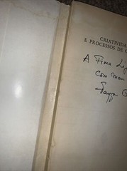 CRIATIVIDADE FAYGA OSTROWER- Portuguese- SIGNED/Inscribed S/C-1978