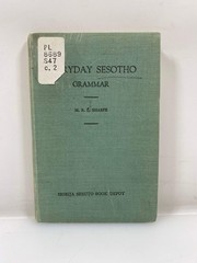 Everyday Sesotho Grammar by Sharpe Ex-library 1960 HC