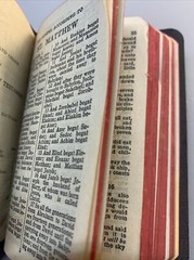 Vintage Bible New Testament Pocket Our Lord and Saviour Jesus Christ 4.5”x2.75”
