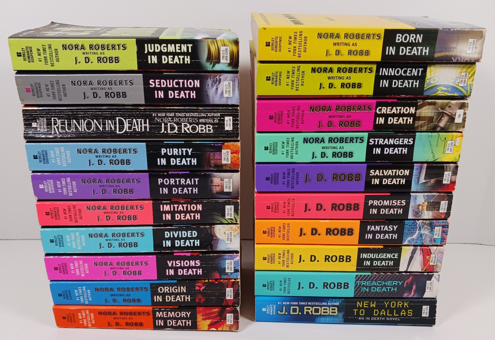 Lot of 20 J.D. Robb In Death Series Paperback Books Nora Roberts