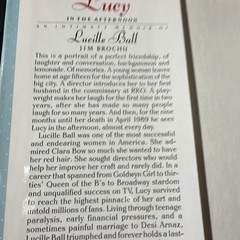 Lucy in the Afternoon : Biography of Lucille Ball by Jim Brochu B-11626