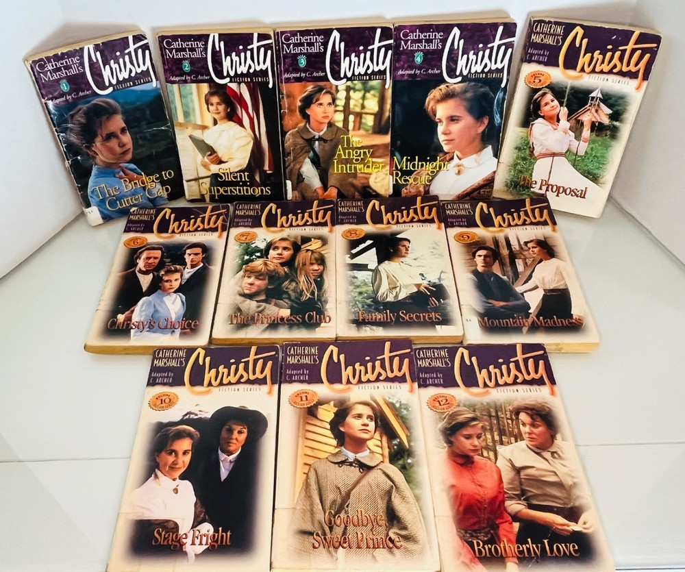 12 Book Set Of Vintage Catherine Marshall’s Christy Book Series #1 Thru #12