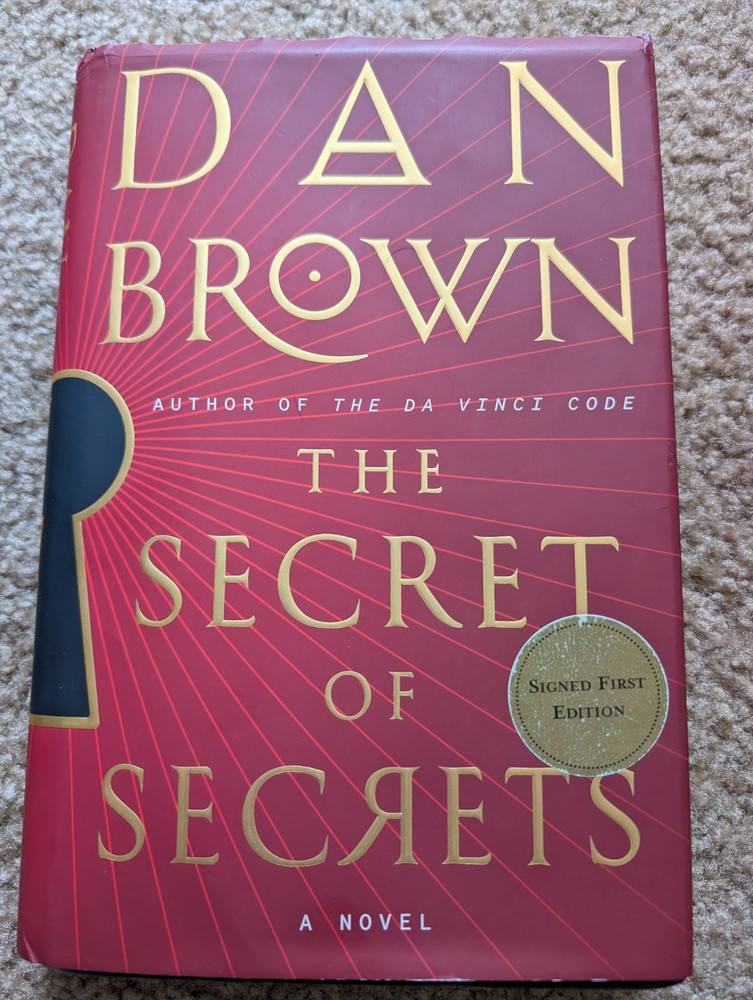 SIGNED ~ THE SECRET OF SECRETS by Dan Brown (2025, Hardcover) 1st/1st