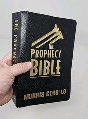 The Prophecy Bible Morris Cerullo KJV World Evangelism Bible Leather First Editi