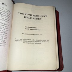1946 Holy Bible The Good Shepherd Ed Christian Workers Indexed Illustrated EUC