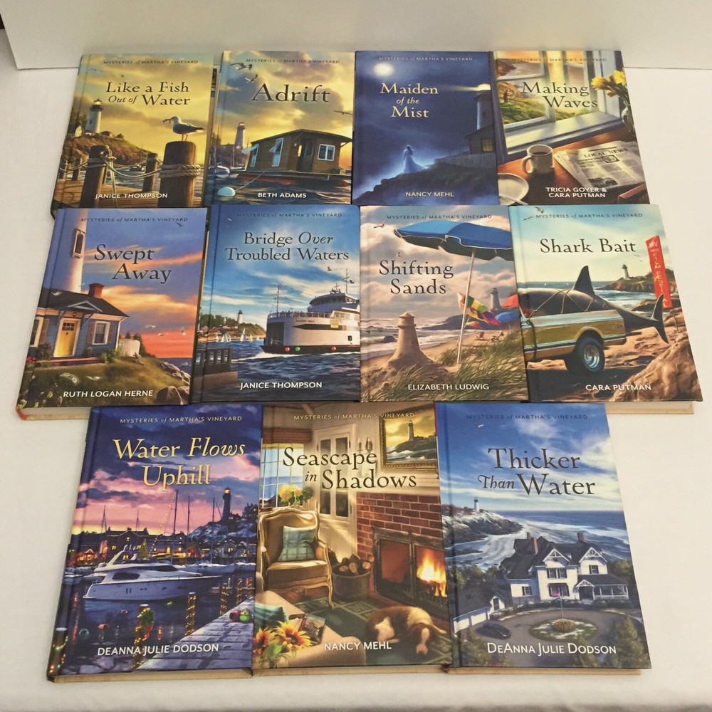 Guideposts Mysteries Of Martha’s Vineyard (11) Book Lot 2-5, 8-10, 12-14,16
