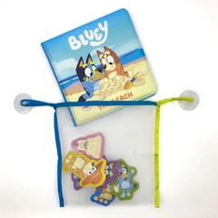 Bluey The Beach Bath Time Books – Activity Books for kids, Bath book, 6 Pad
