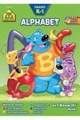 School Zone Alphabet K-1 Workbook: 32 Pages,- 0938256033, School Zone, paperback