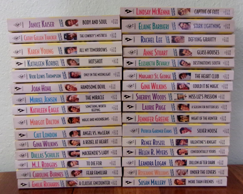 31 Harlequin 'Men At Work’ Series Romance Novels Paperback Books 80’s/90s